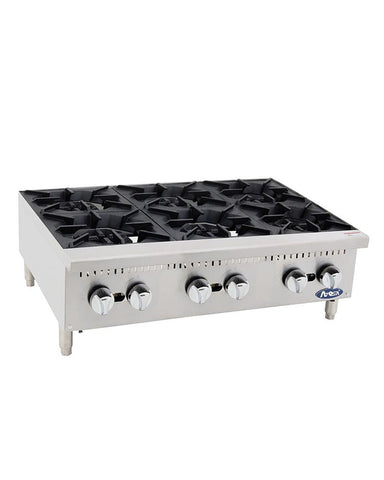 Cookrite 6 Burner Cook Tops LPG ATHP-36-6-LPG