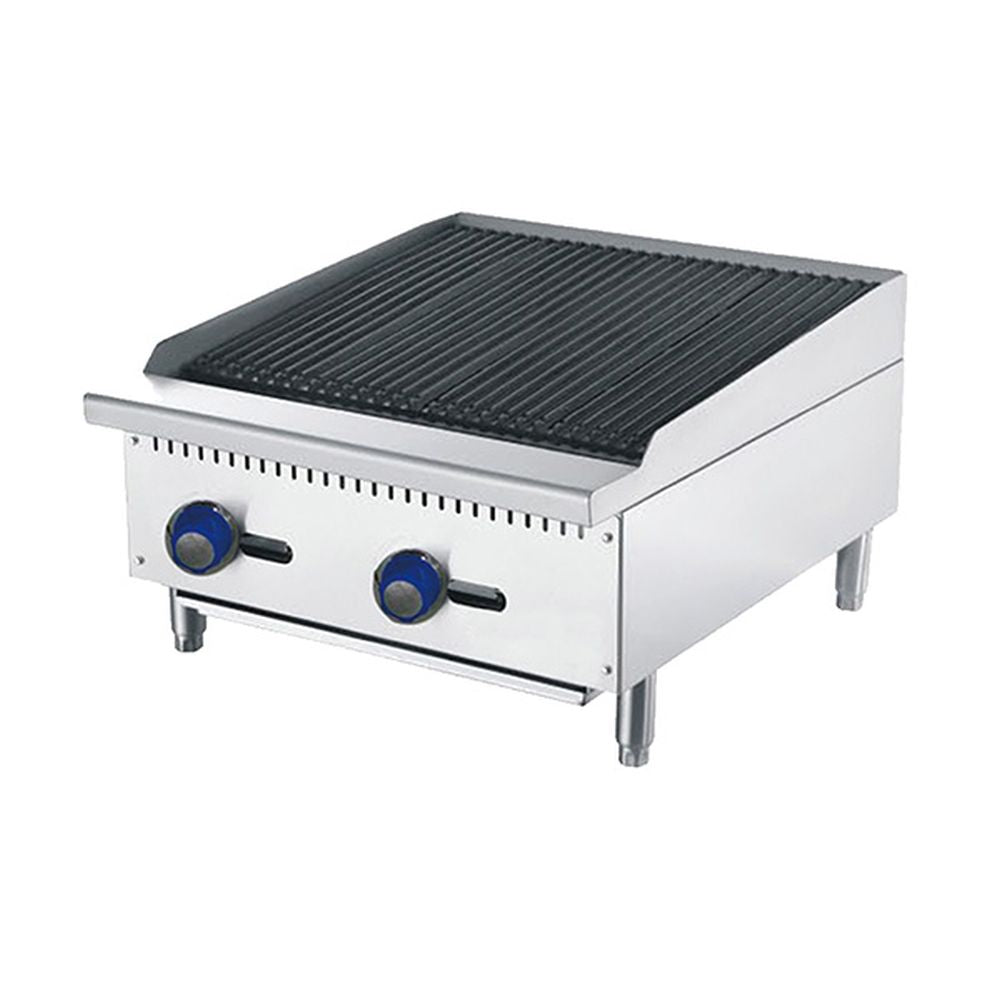 Cookrite ATCB-24 610mm Char-Rock Broiler - Natural Gas/LPG