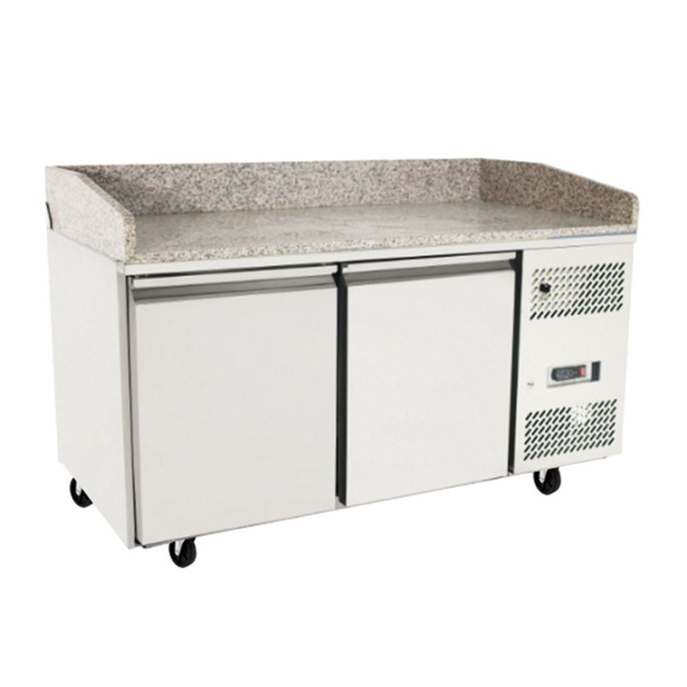 Atosa 2 Door Refrigerated Pizza Table