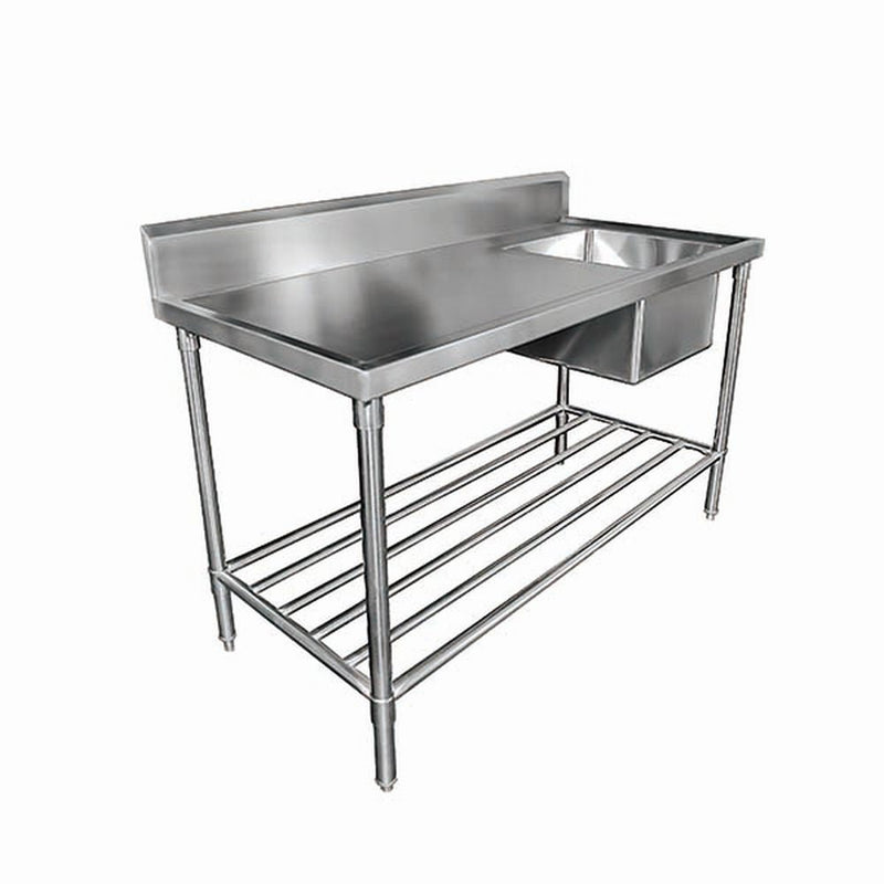 MixRite Sink Bench with Splashback 2400 x 700 x 900 mm SS1724L