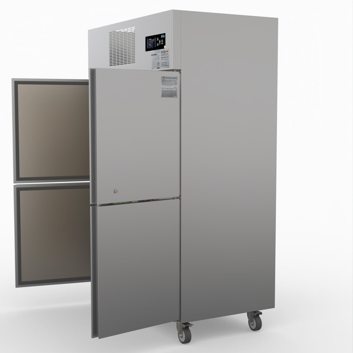 Thermaster Tropical 4 X ½ Door Ss Fridge SUC1000