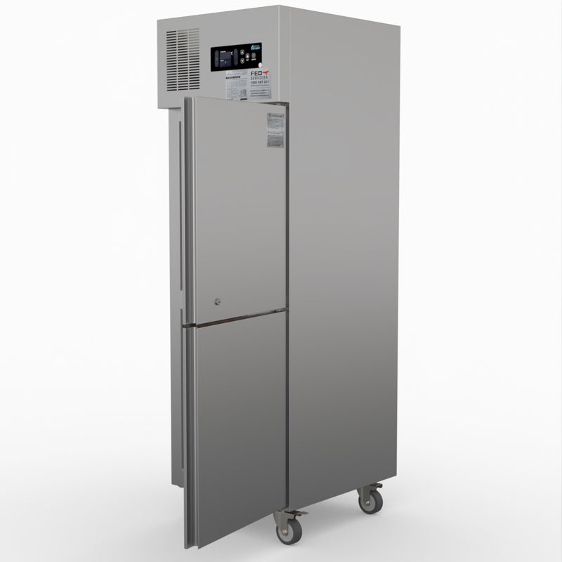 Thermaster Tropical 2 X ½ Door Ss Fridge SUC500