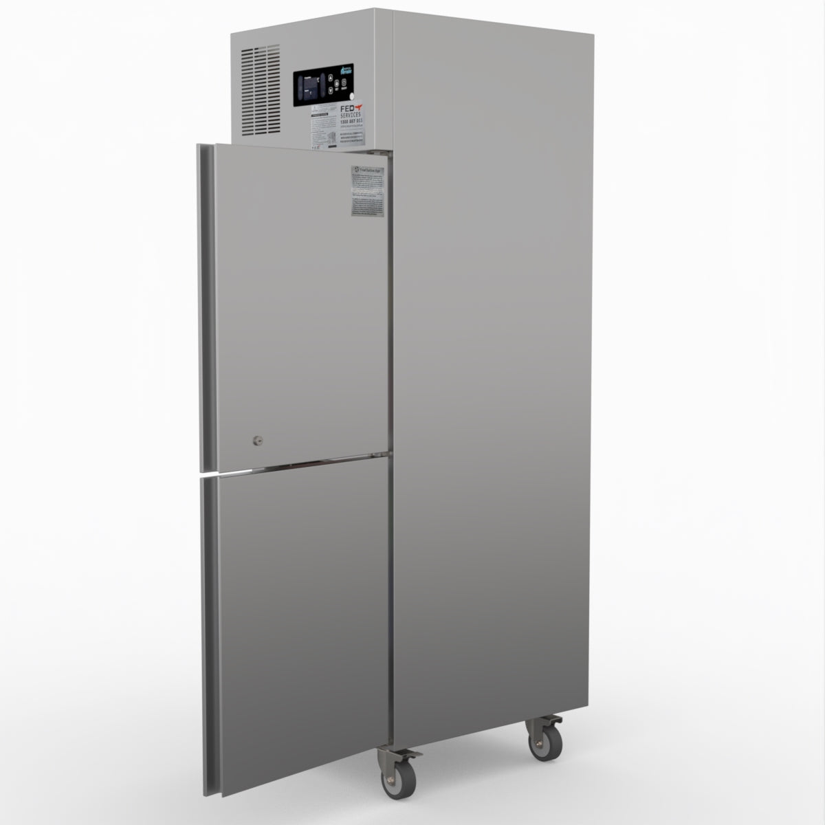 Thermaster Tropical 2 X ½ Door Ss Fridge SUC500