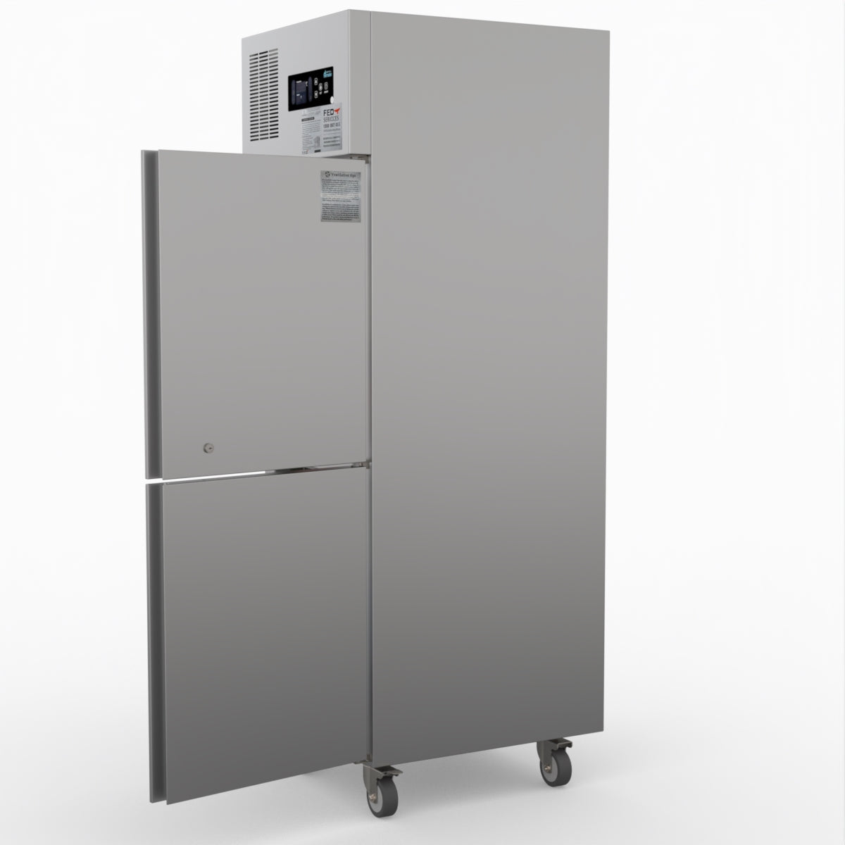 Thermaster Tropical 2 X ½ Door Ss Fridge SUC500