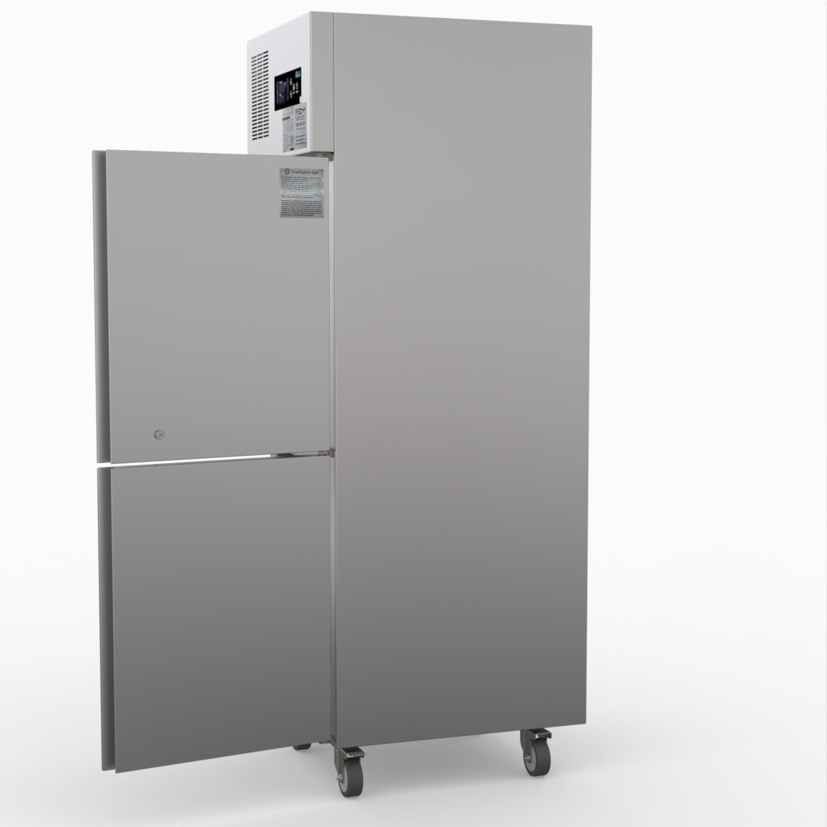 Thermaster Tropical 2 X ½ Door Ss Fridge SUC500