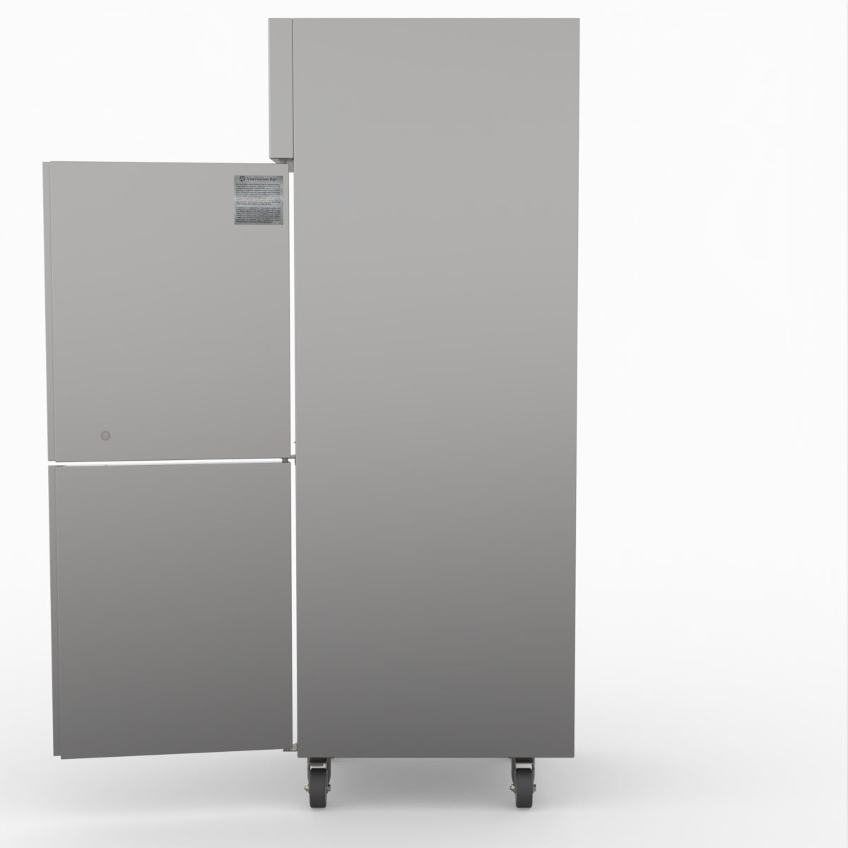 Thermaster Tropical 2 X ½ Door Ss Fridge SUC500