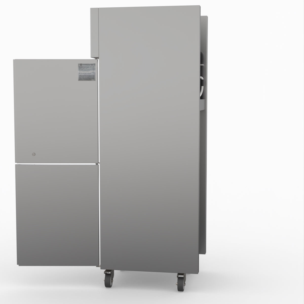 Thermaster Tropical 2 X ½ Door Ss Fridge SUC500