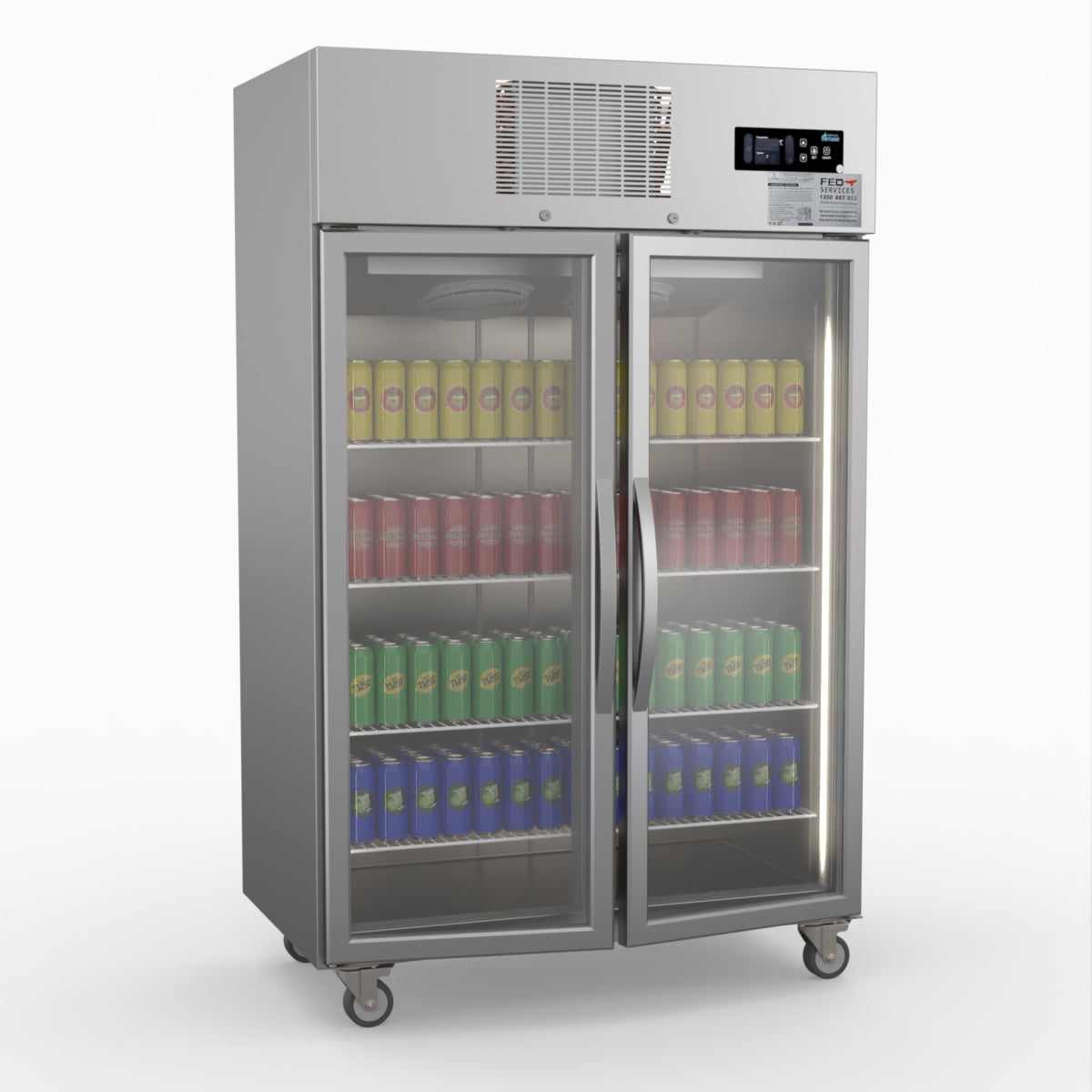 Thermaster Double Door Upright Display Fridge SUCG1000