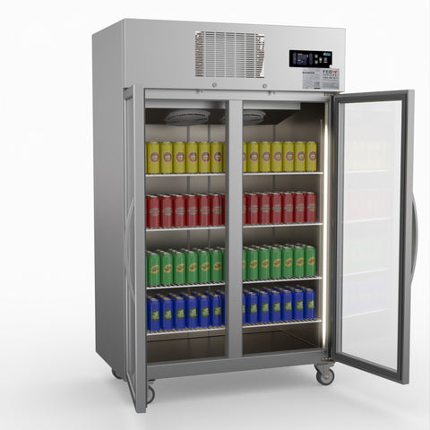 Thermaster Double Door Upright Display Fridge SUCG1000