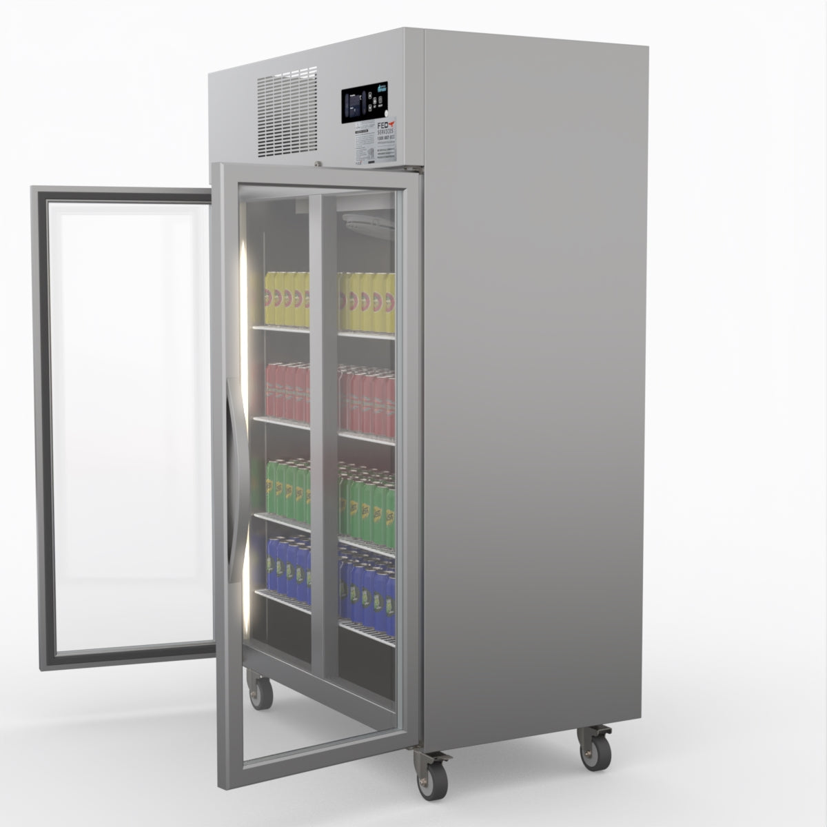 Thermaster Double Door Upright Display Fridge SUCG1000