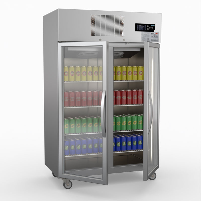 Thermaster Double Door Upright Display Fridge SUCG1000