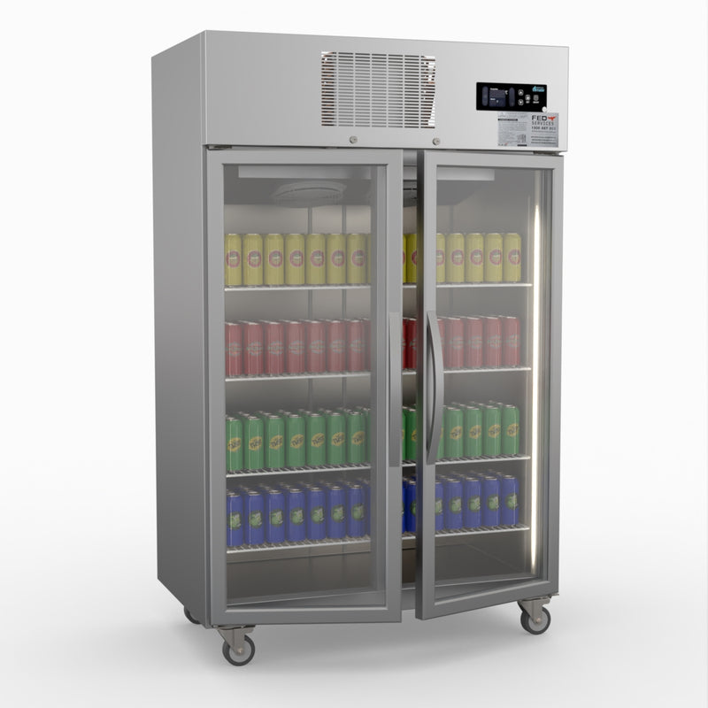 Thermaster Double Door Upright Display Fridge SUCG1000