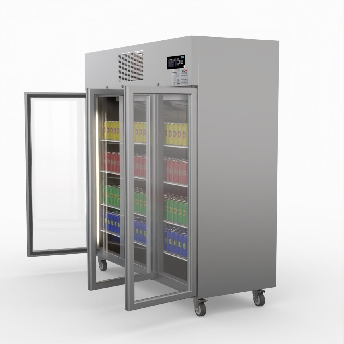 Thermaster Three Door Upright Display Fridge SUCG1500