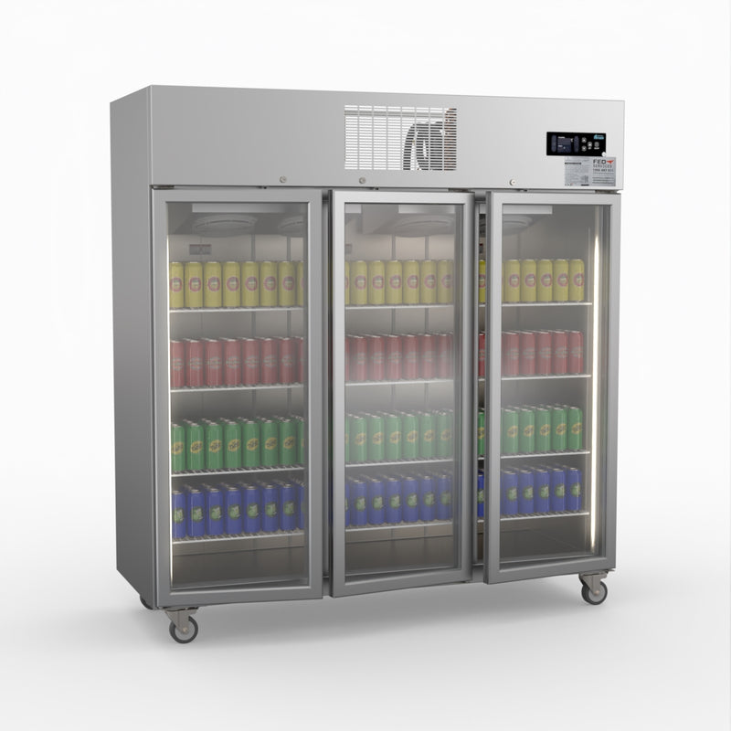 Thermaster Three Door Upright Display Fridge SUCG1500