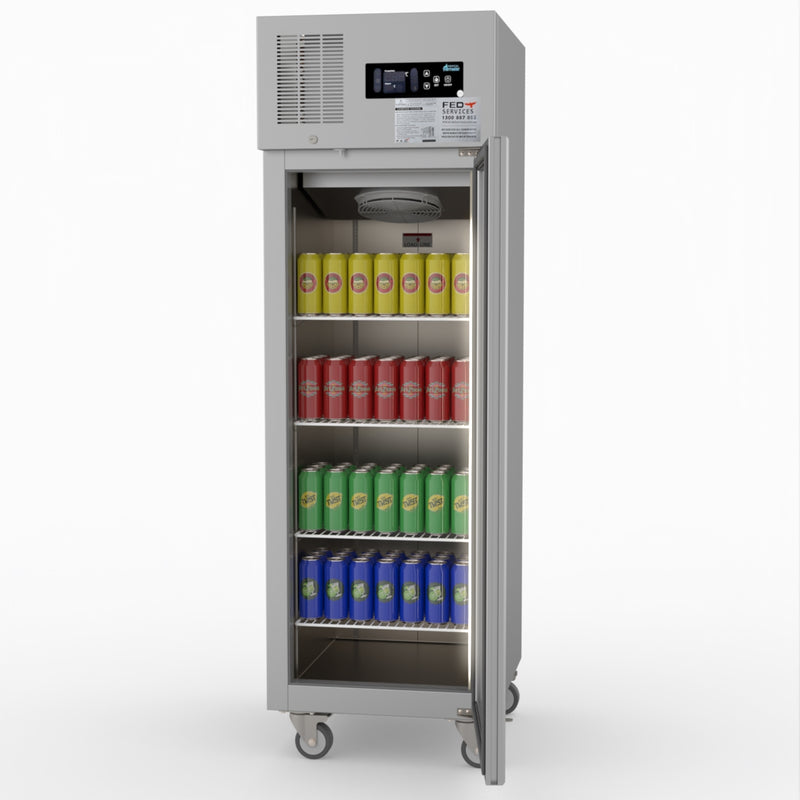 Thermaster Single Door Upright Display Fridge SUCG500