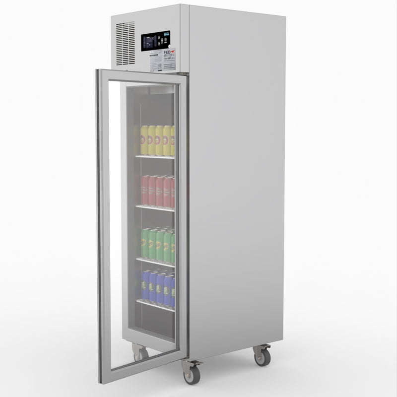 Thermaster Single Door Upright Display Fridge SUCG500