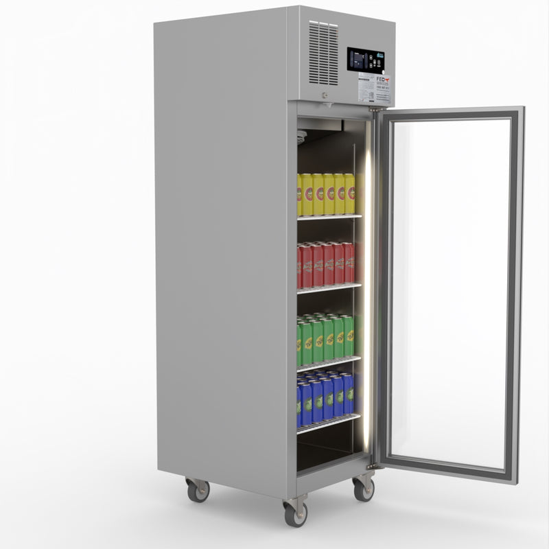 Thermaster Single Door Upright Display Fridge SUCG500