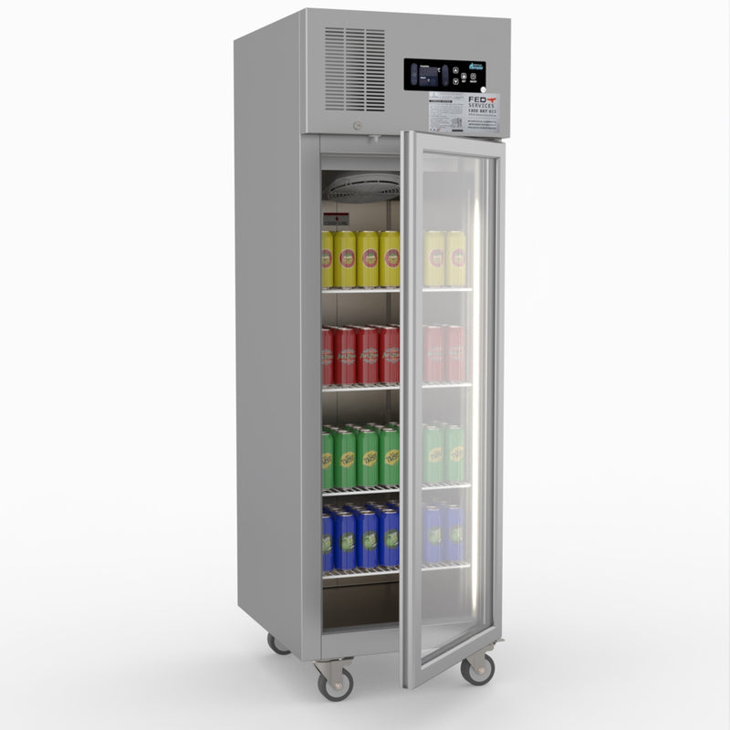 Thermaster Single Door Upright Display Fridge SUCG500