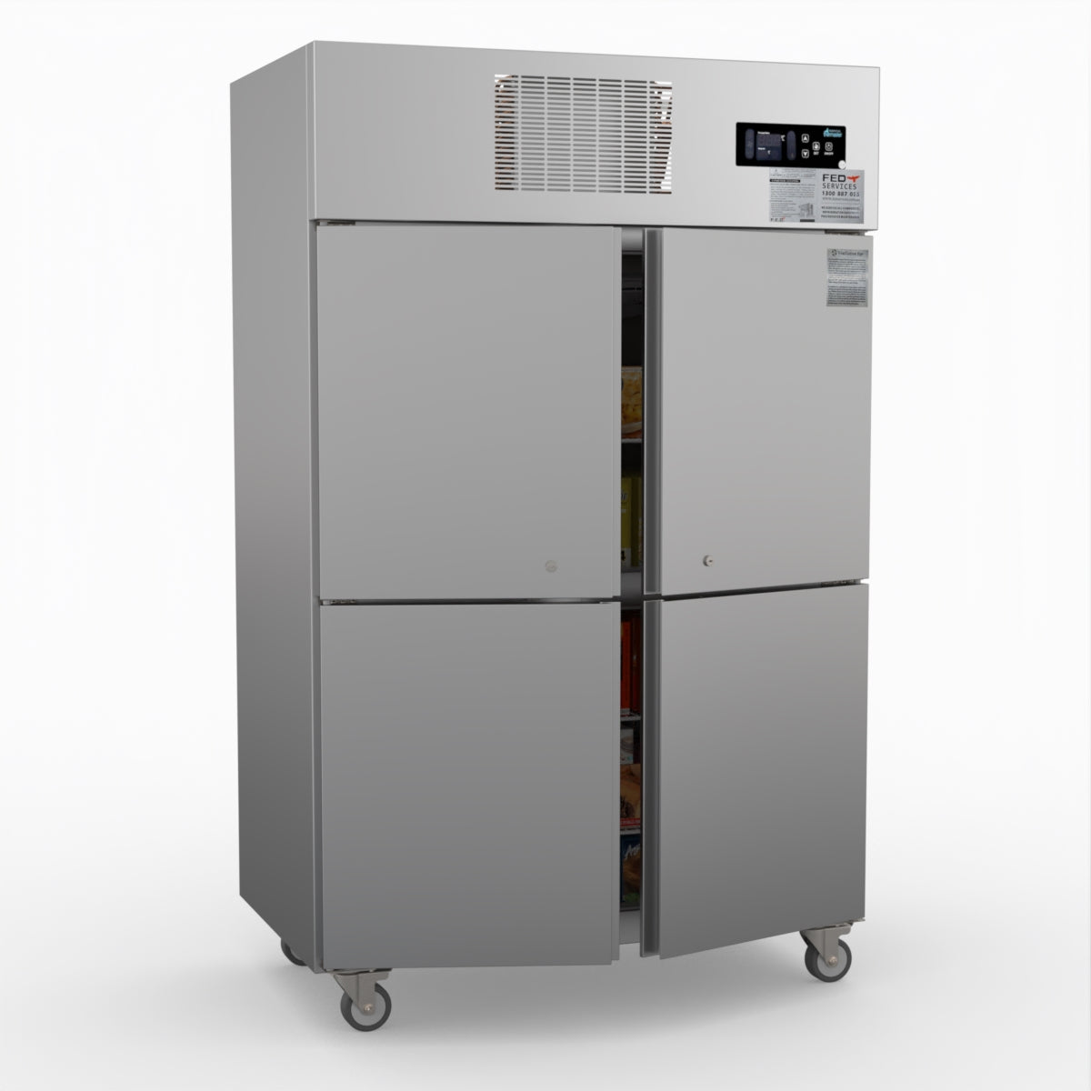 Thermaster Tropical 4 X ½ Door Ss Freezer SUF1000