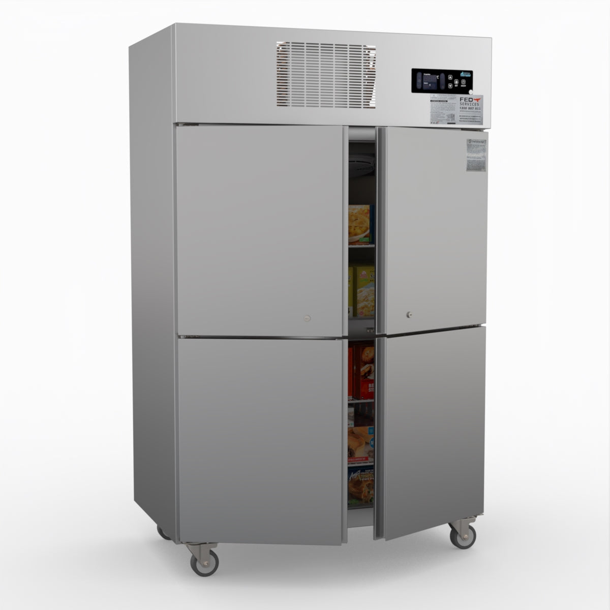 Thermaster Tropical 4 X ½ Door Ss Freezer SUF1000