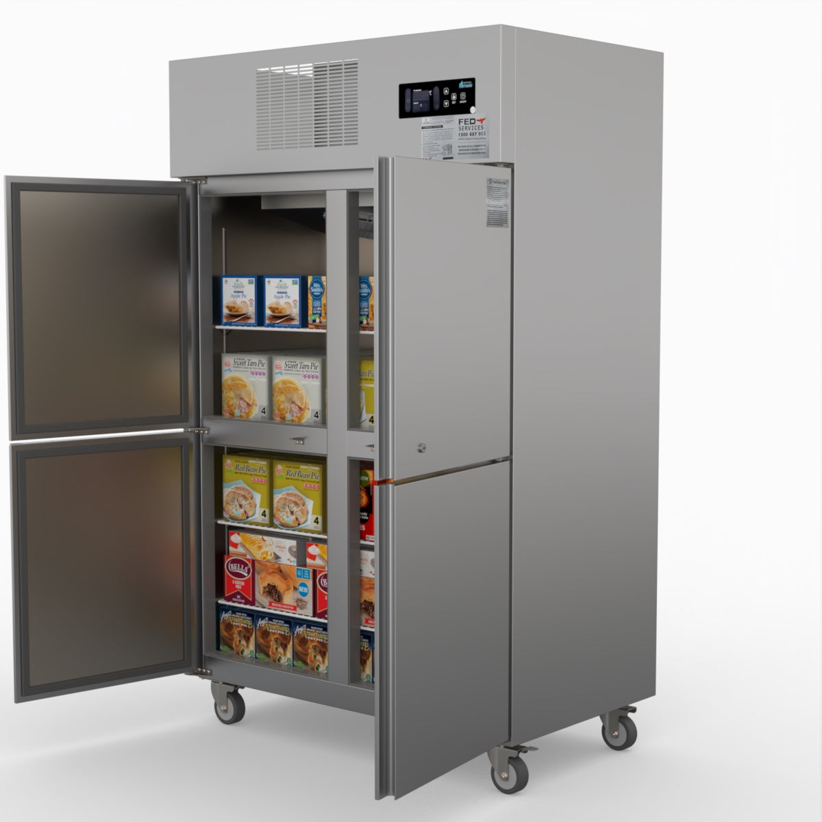 Thermaster Tropical 4 X ½ Door Ss Freezer SUF1000