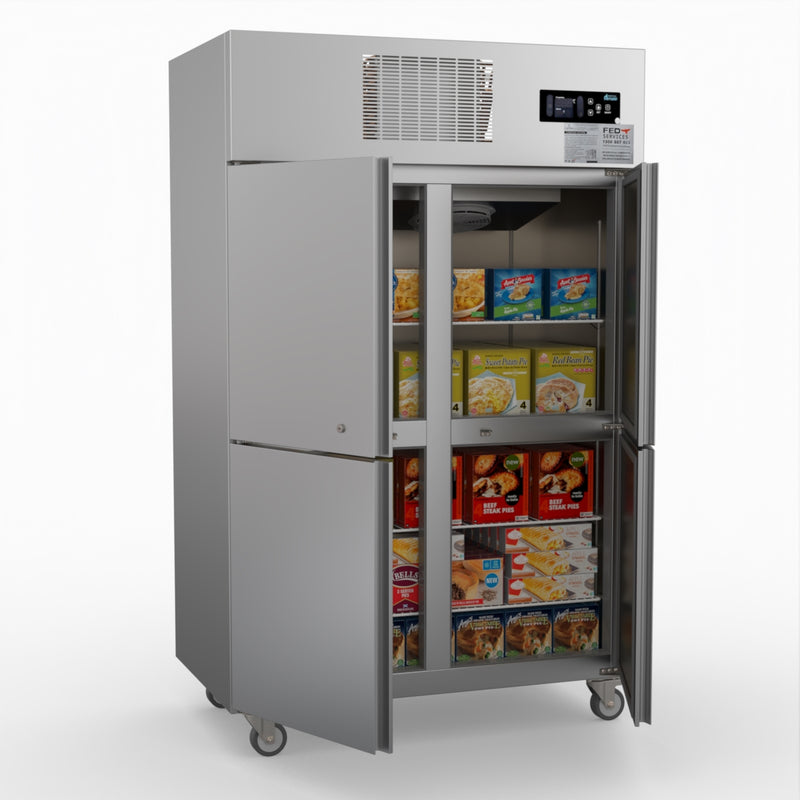 Thermaster Tropical 4 X ½ Door Ss Freezer SUF1000