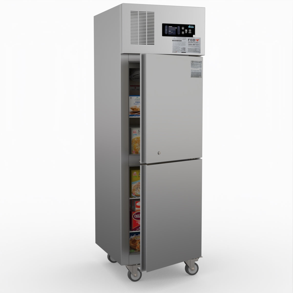 Thermaster Tropical 2 X ½ Door Ss Freezer SUF500