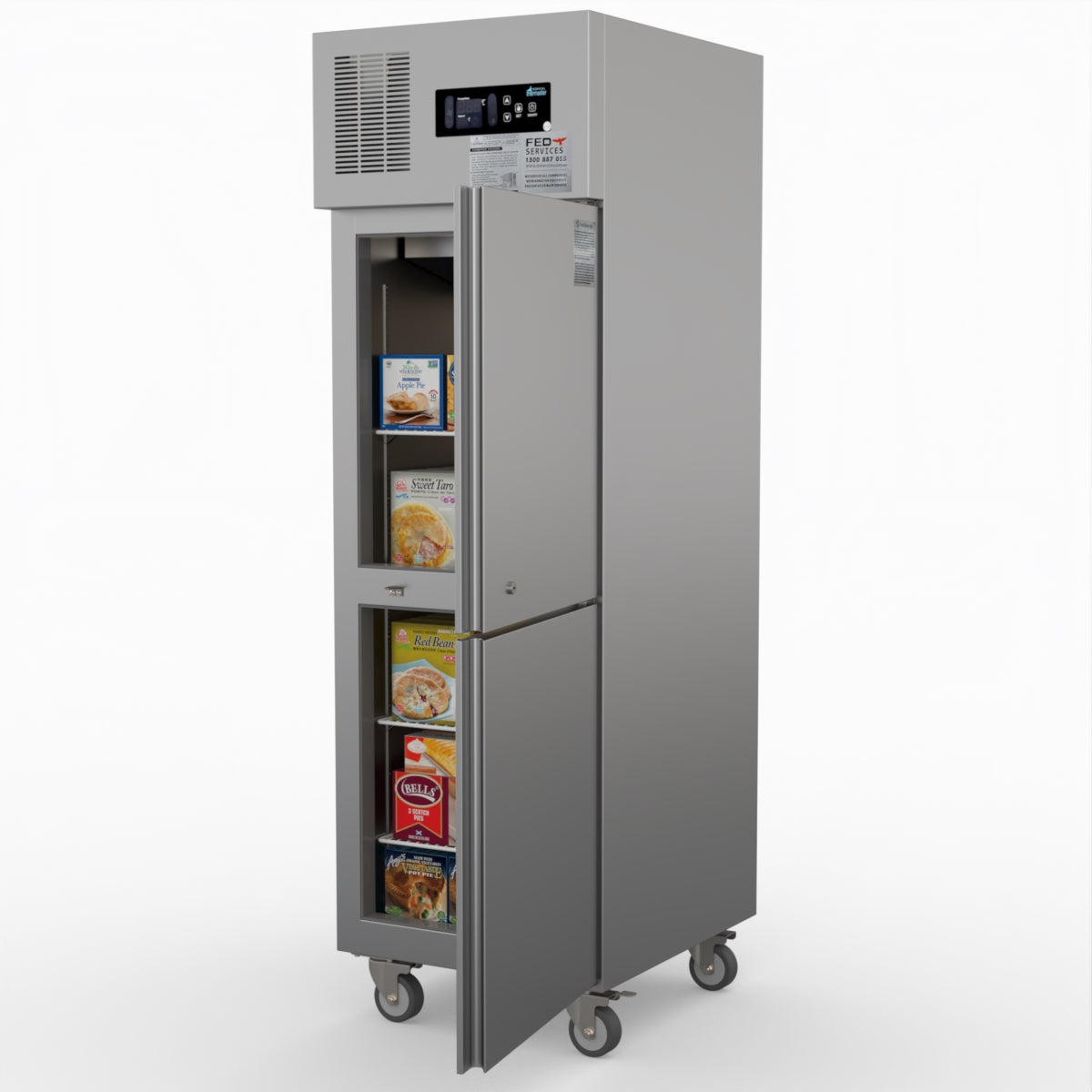 Thermaster Tropical 2 X ½ Door Ss Freezer SUF500