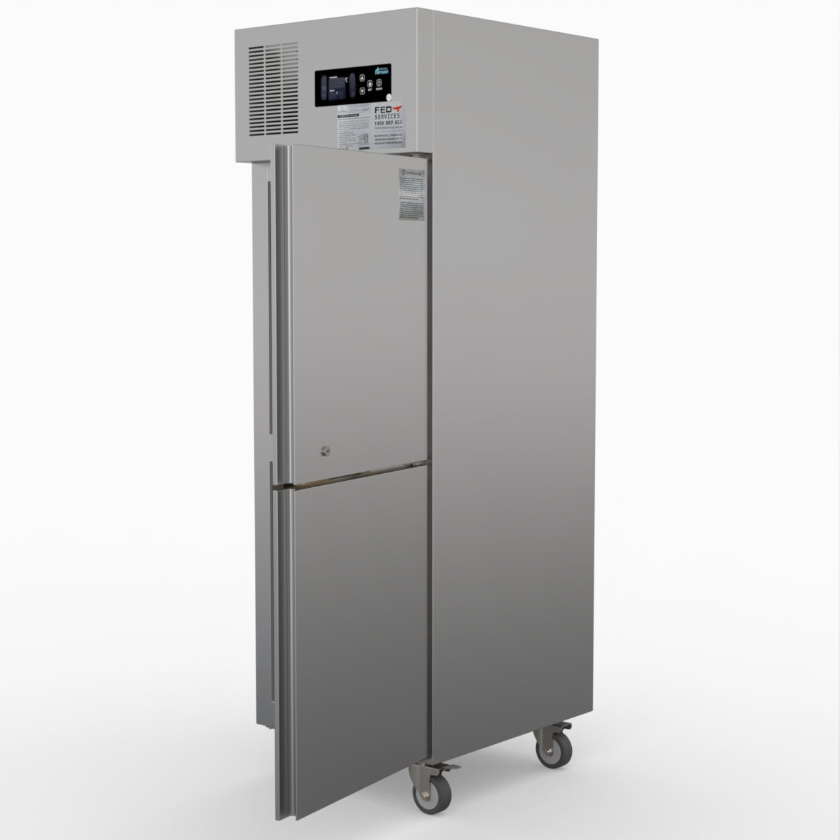 Thermaster Tropical 2 X ½ Door Ss Freezer SUF500