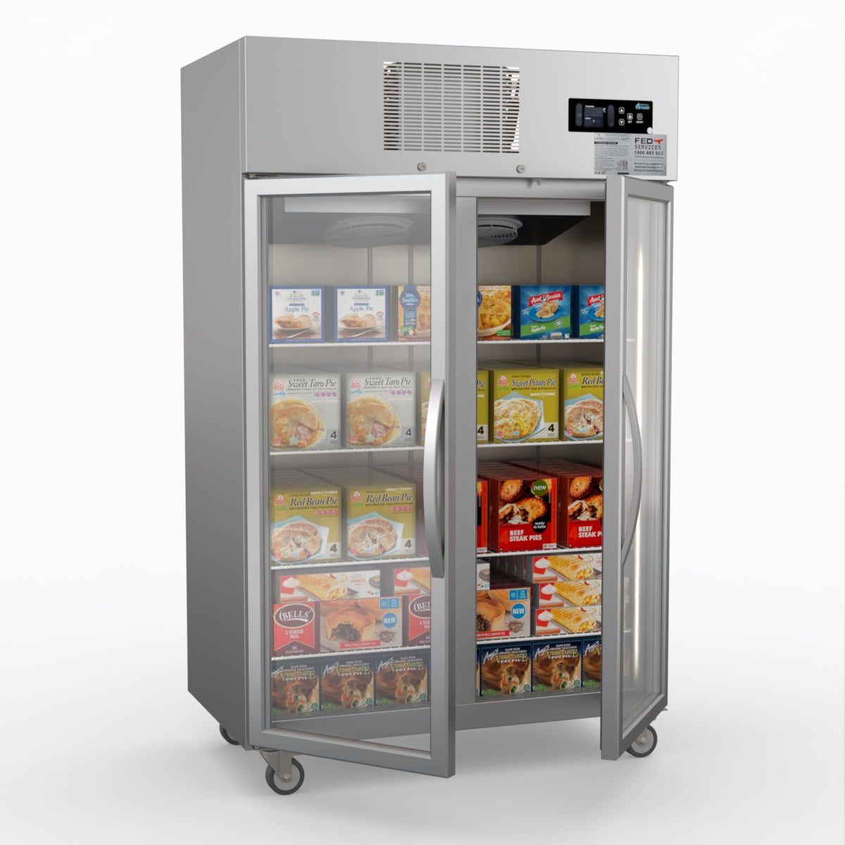 Thermaster Double Door Display Freezer SUFG1000