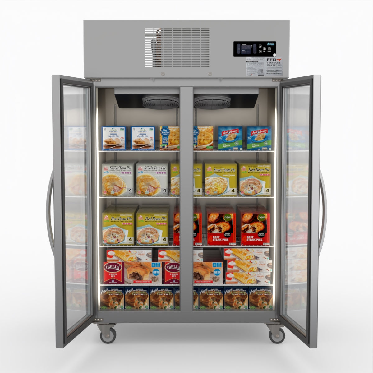 Thermaster Double Door Display Freezer SUFG1000