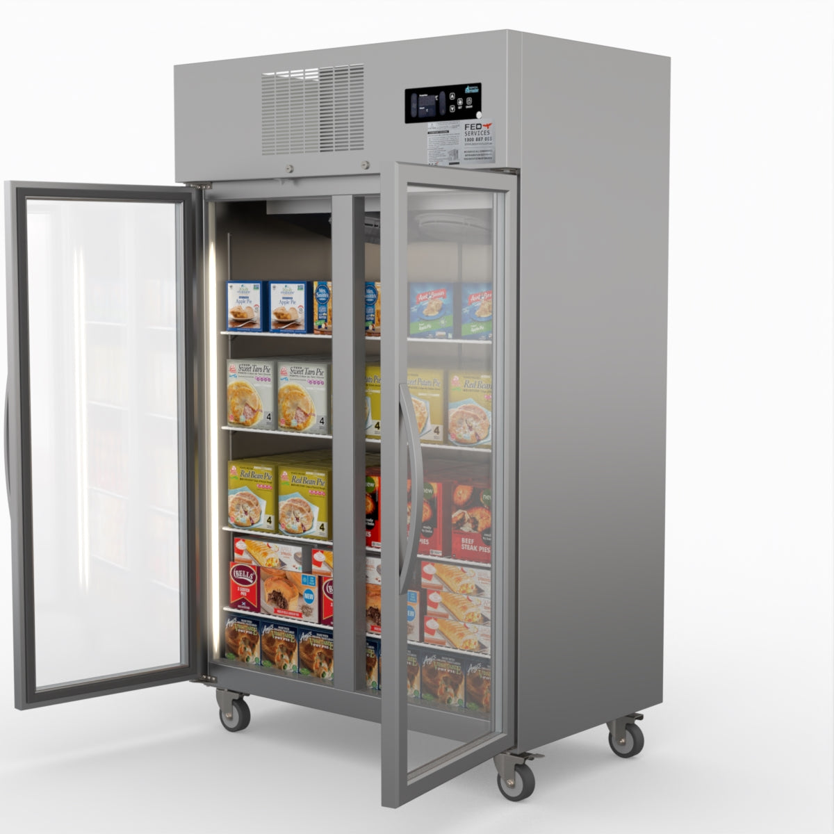 Thermaster Double Door Display Freezer SUFG1000