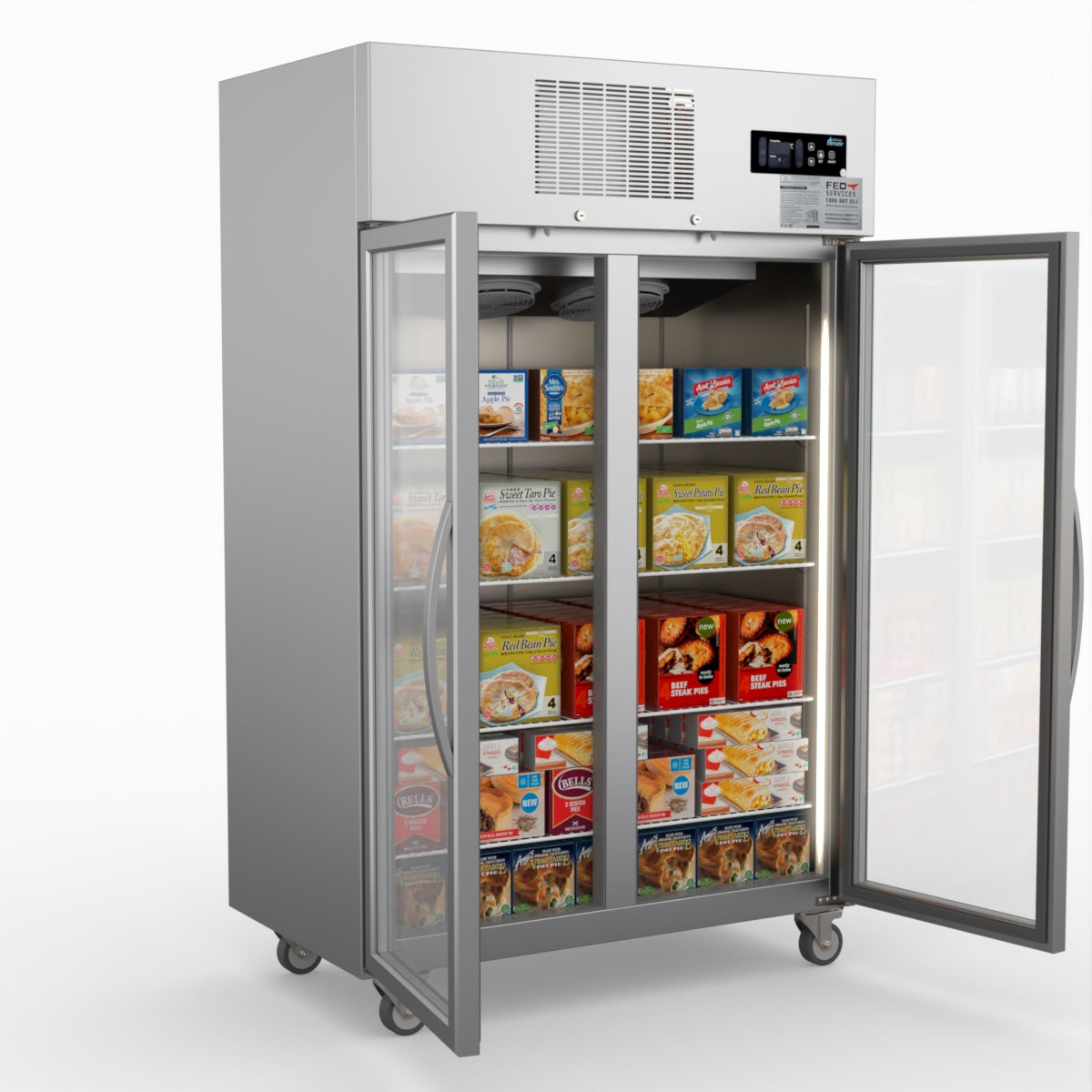 Thermaster Double Door Display Freezer SUFG1000