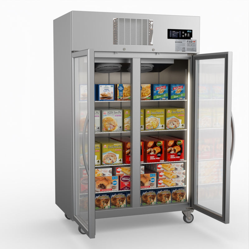 Thermaster Double Door Display Freezer SUFG1000