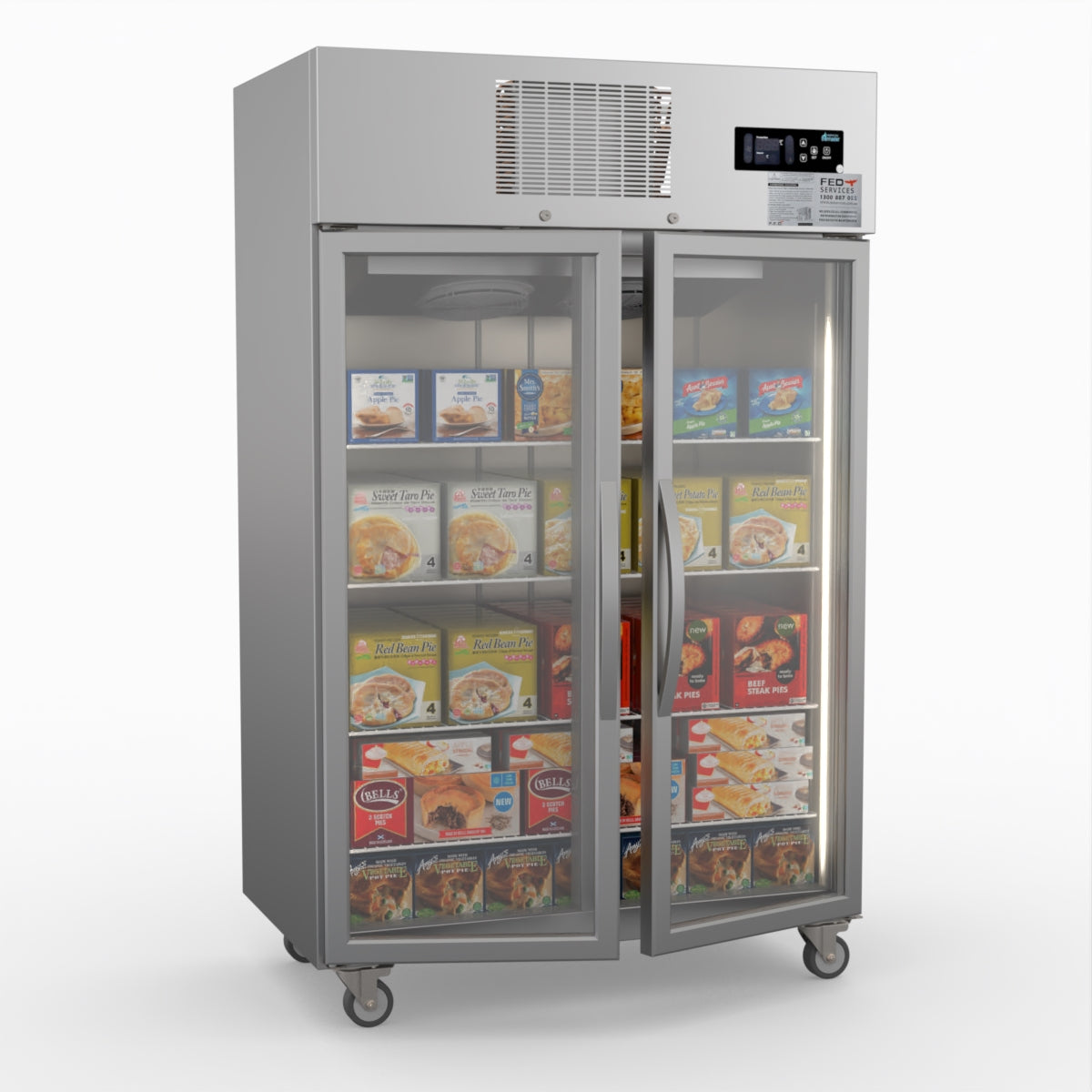 Thermaster Double Door Display Freezer SUFG1000