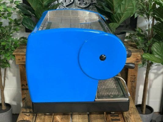 San Marino Lisa Semi Automatic - 2 Group Commercial Espresso Machine - Blue