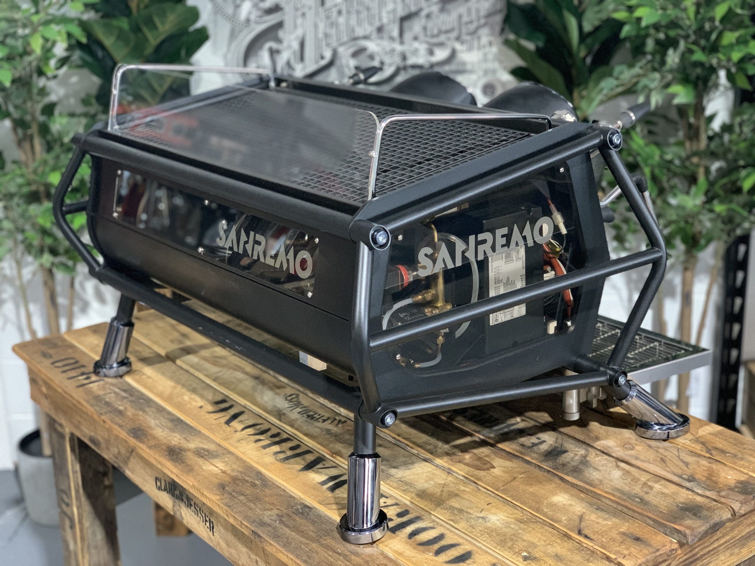 San Remo Cafe Racer - 2 Group Commercial Espresso Machine - Black