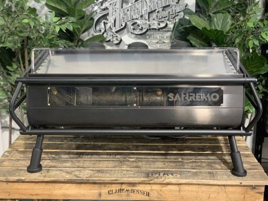San Remo Cafe Racer Naked - 3 Group Commercial Espresso Machine - Black