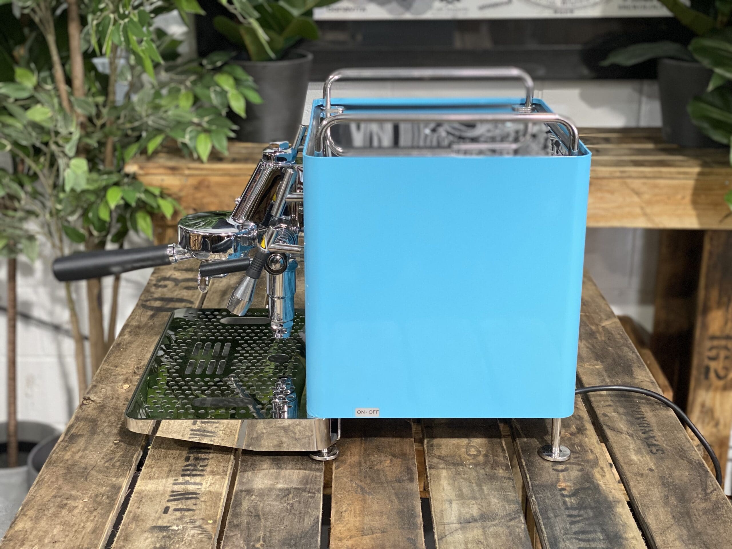 San Remo Cube R - 1 Group Commercial Espresso Machine - Blue