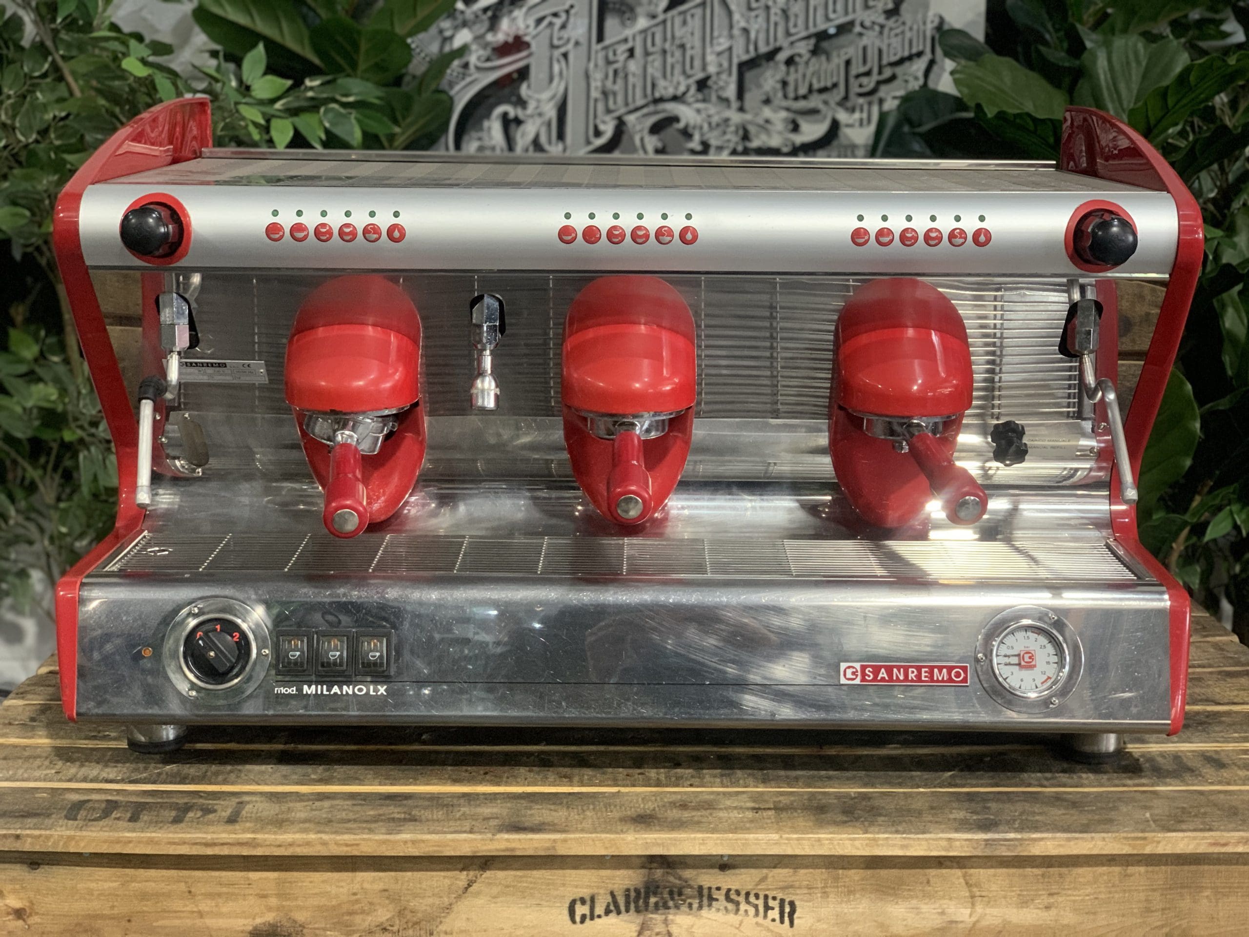 San Remo Milano LX - 3 Group Commercial Espresso Machine