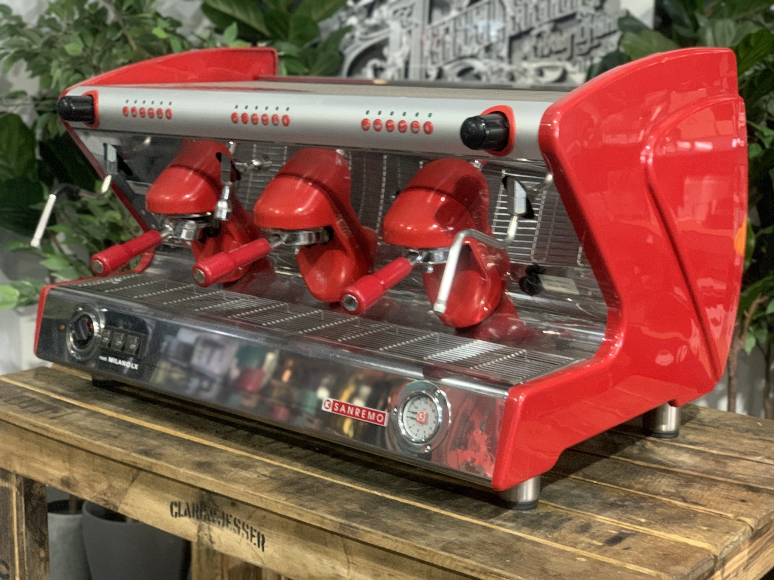 San Remo Milano LX - 3 Group Commercial Espresso Machine