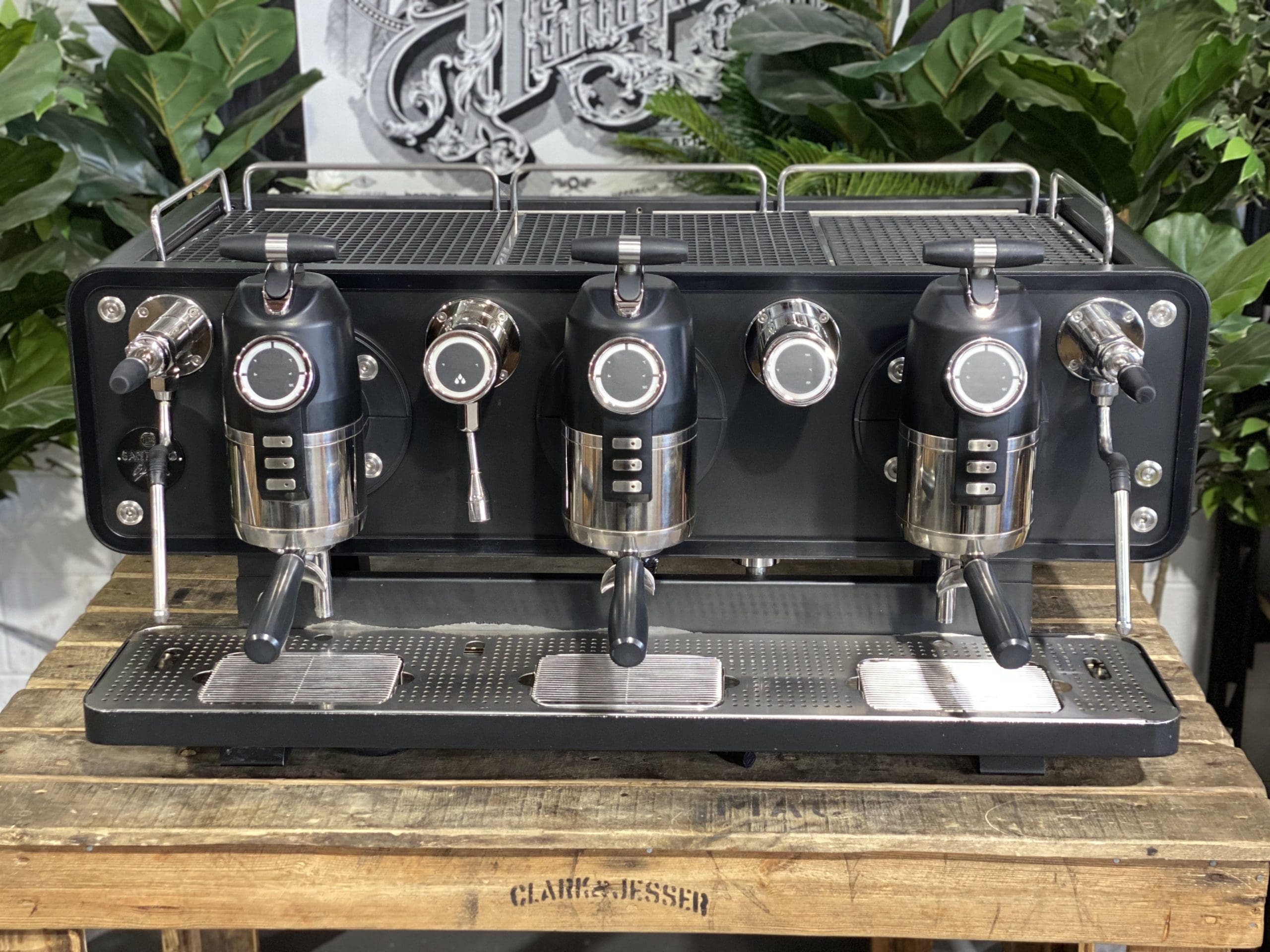 San Remo Opera - 3 Group Commercial Espresso Machine - Black