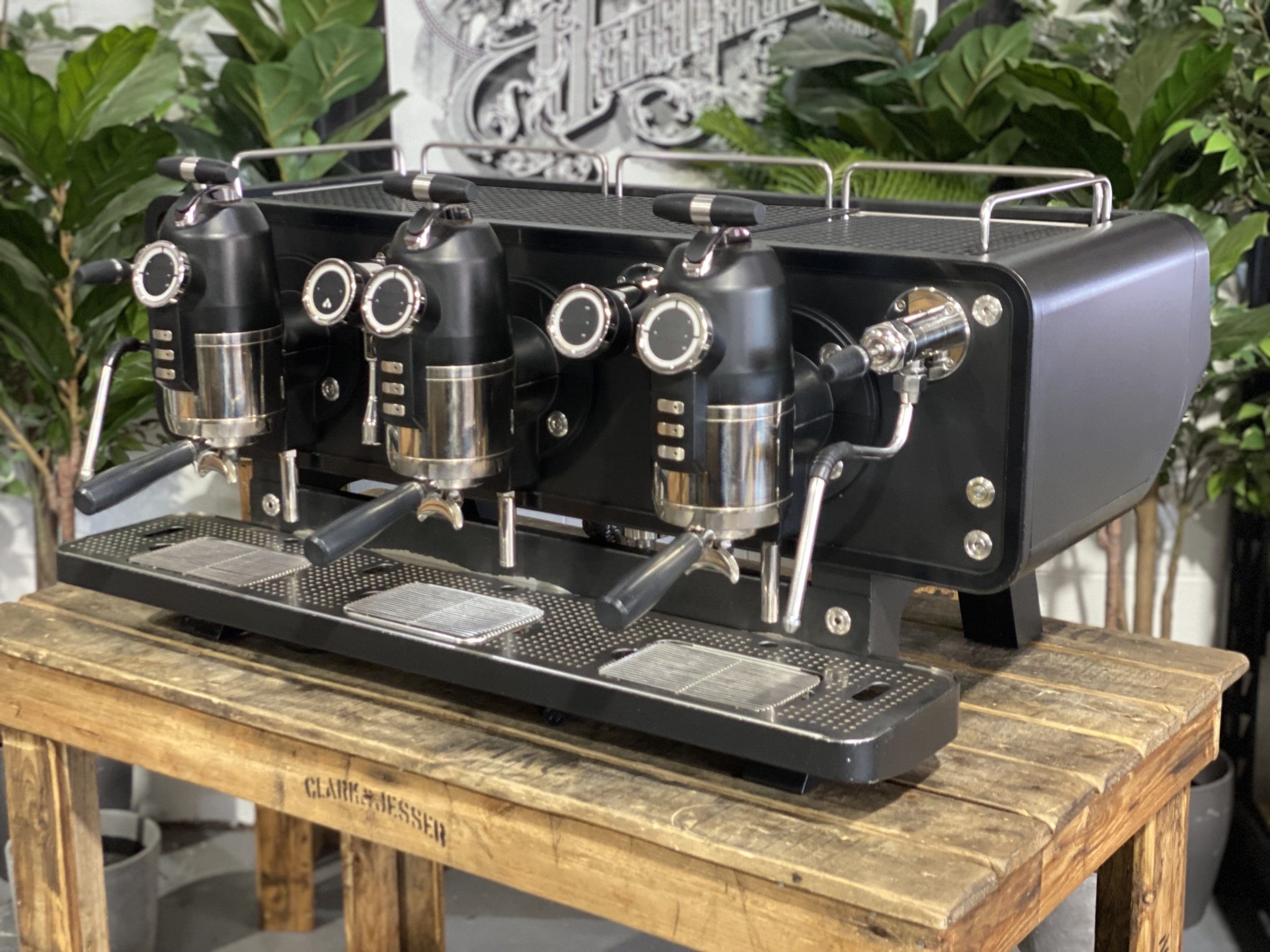 San Remo Opera - 3 Group Commercial Espresso Machine - Black