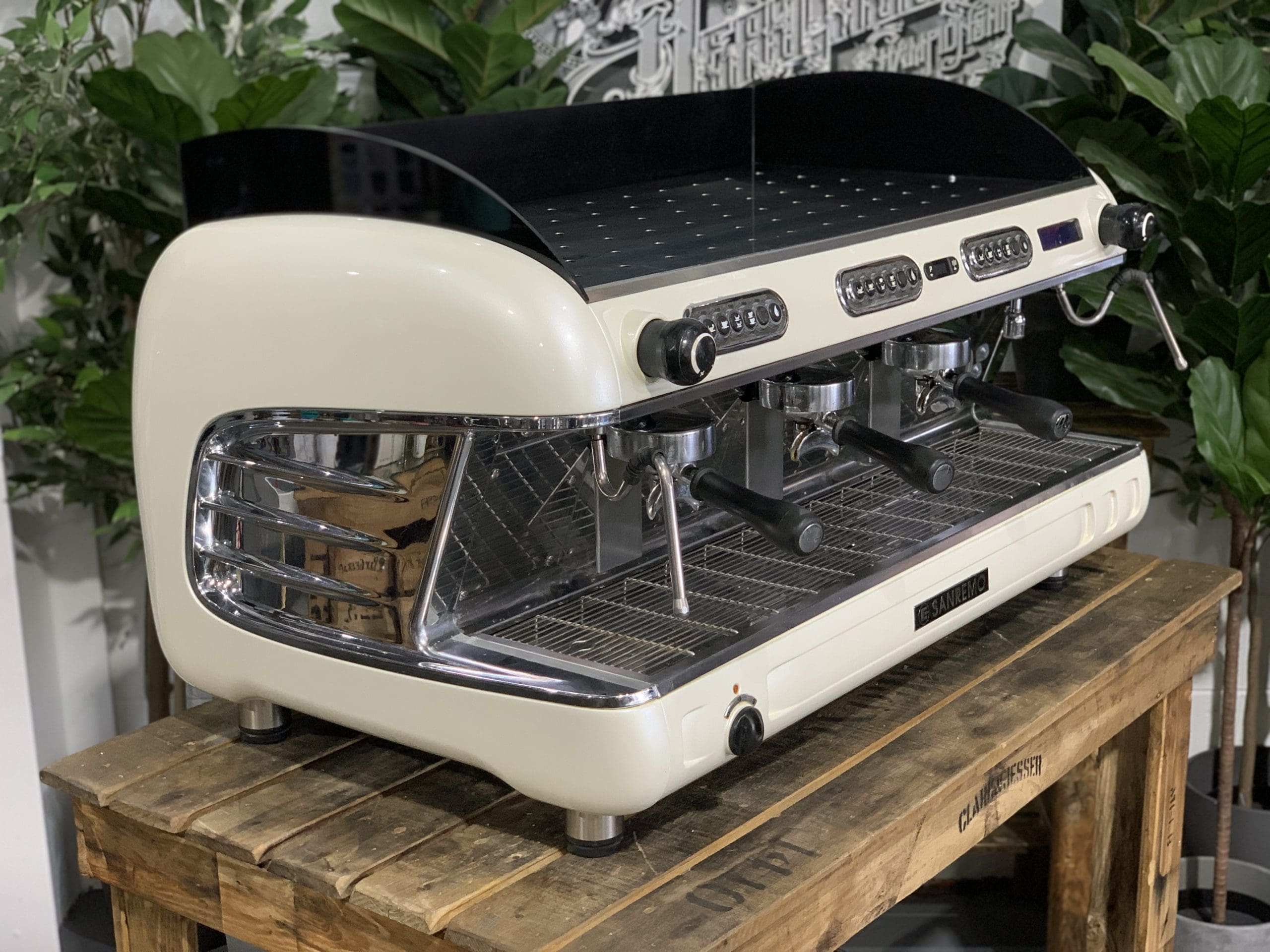 San Remo Verona - 3 Group Commercial Espresso Machine - White