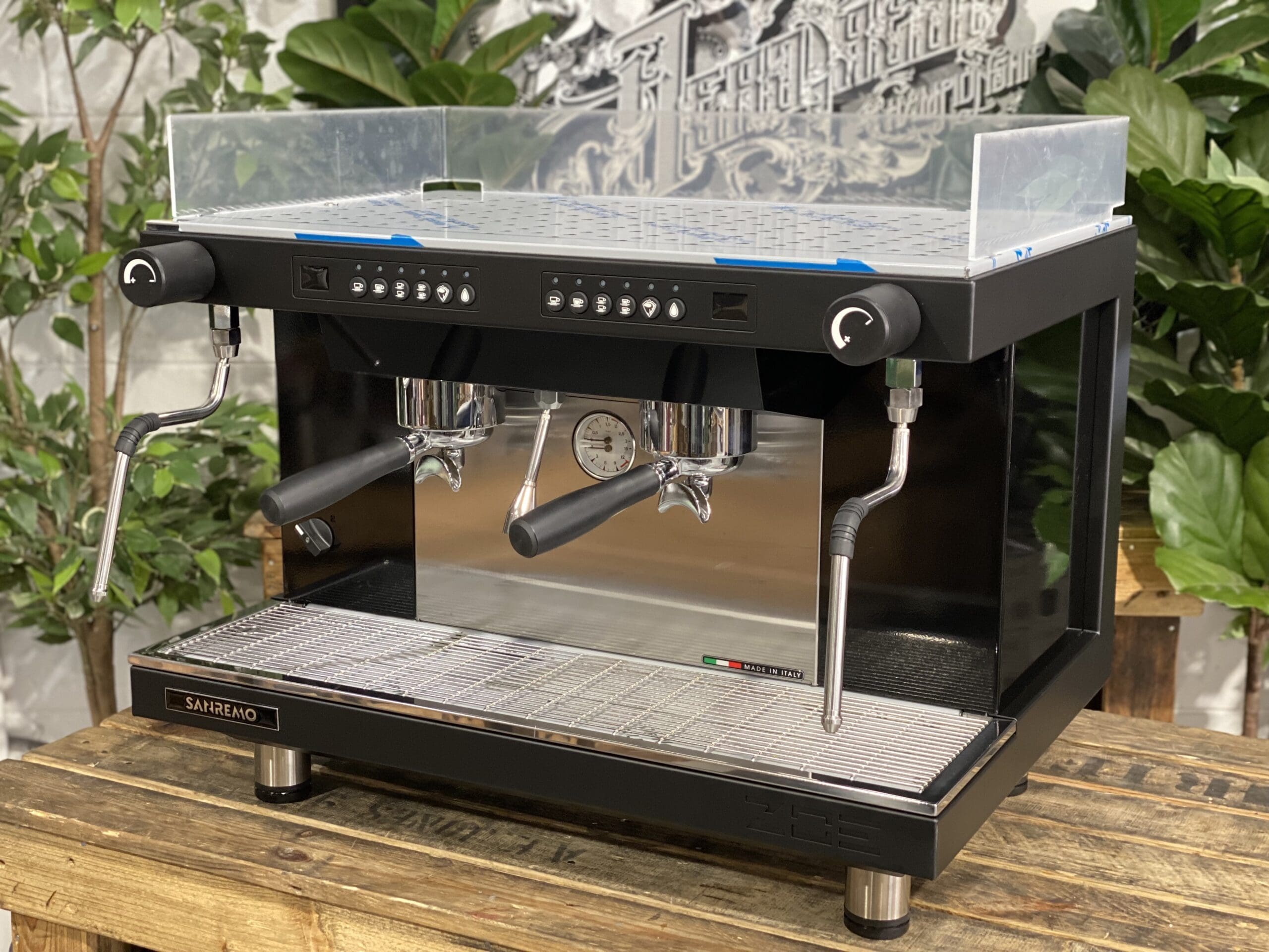 San Remo Zoe Competition High Cup - 2 Group Commercial Espresso Machine - Black