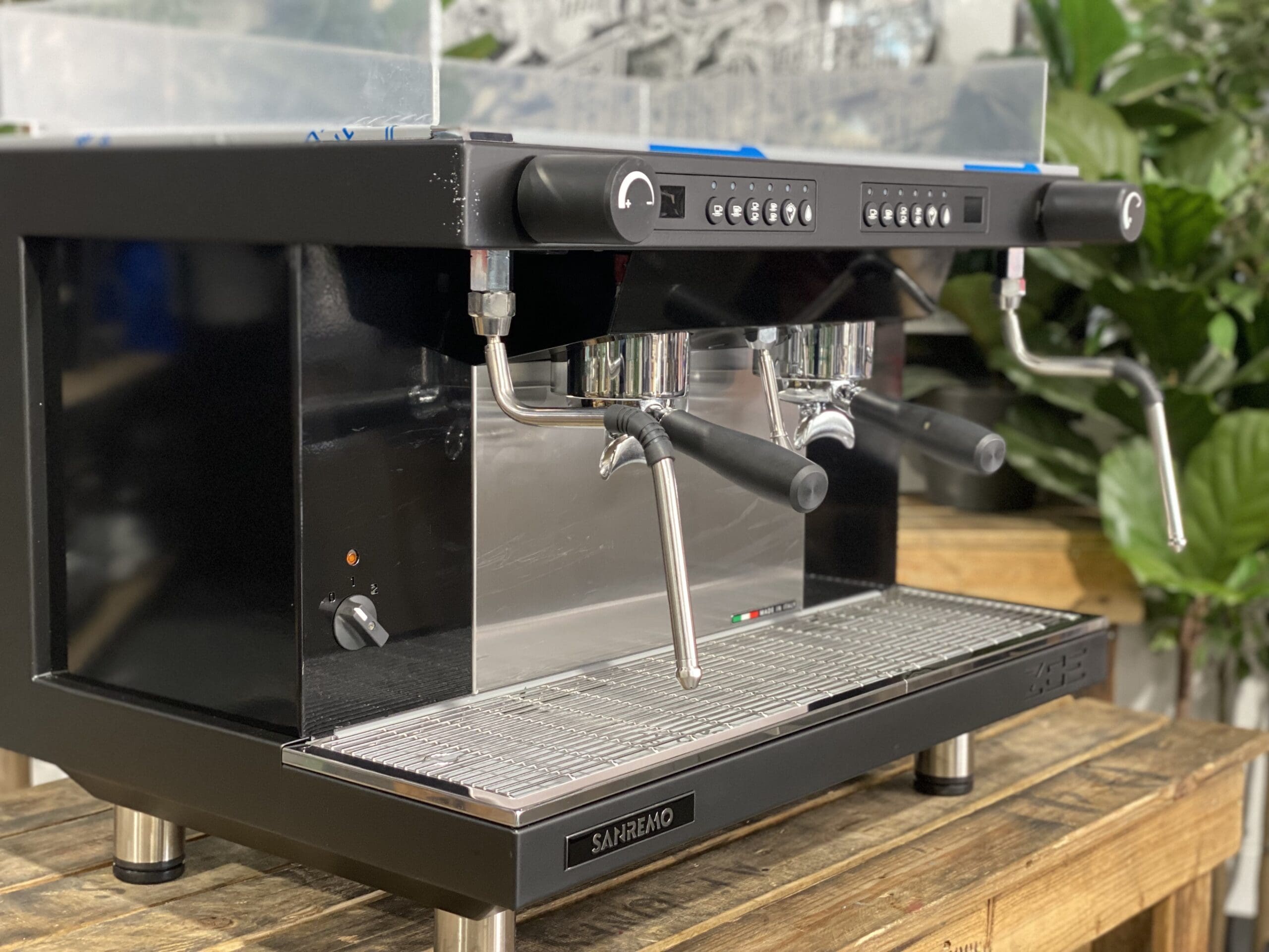 San Remo Zoe Competition High Cup - 2 Group Commercial Espresso Machine - Black