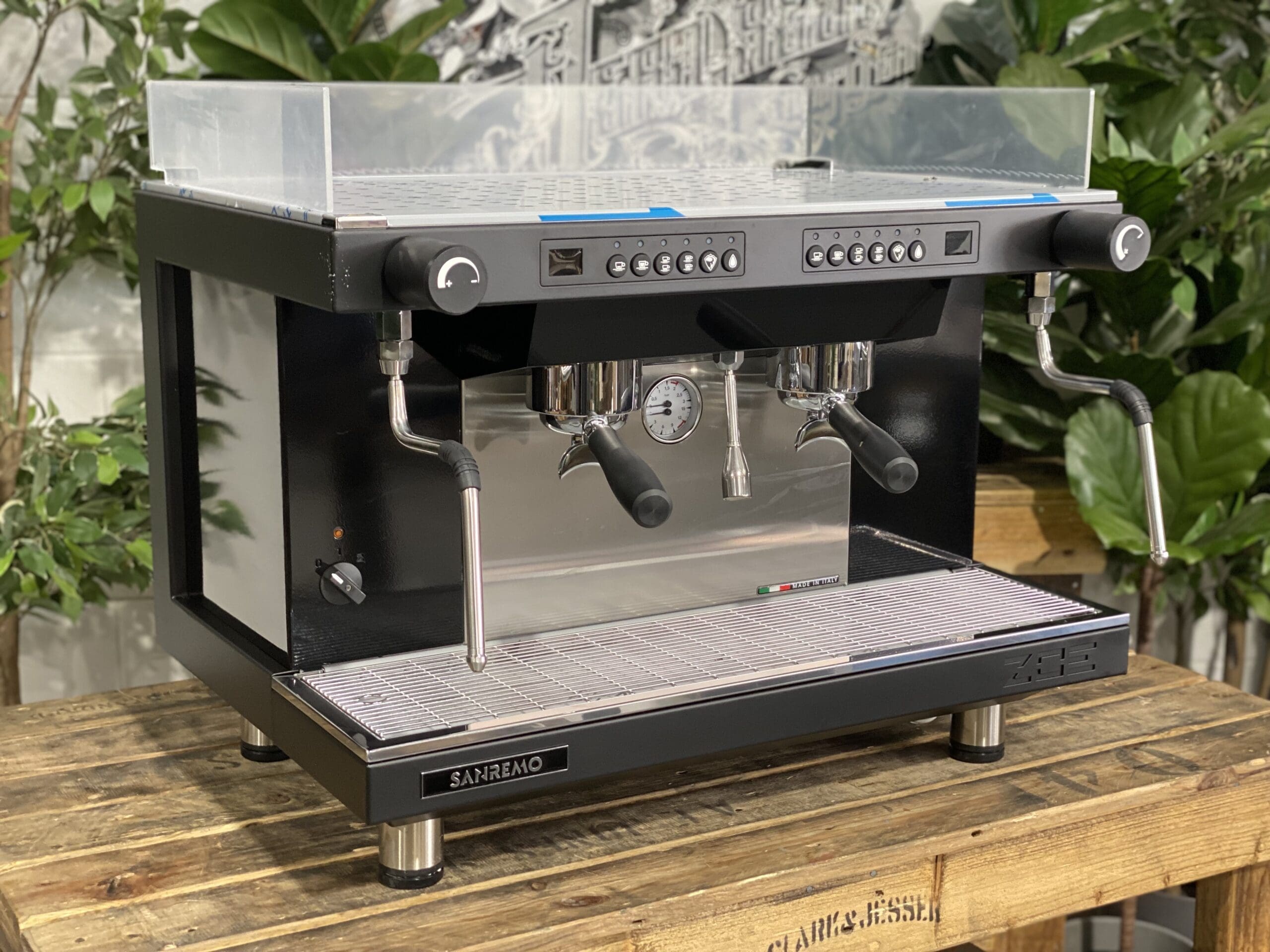 San Remo Zoe Competition High Cup - 2 Group Commercial Espresso Machine - Black