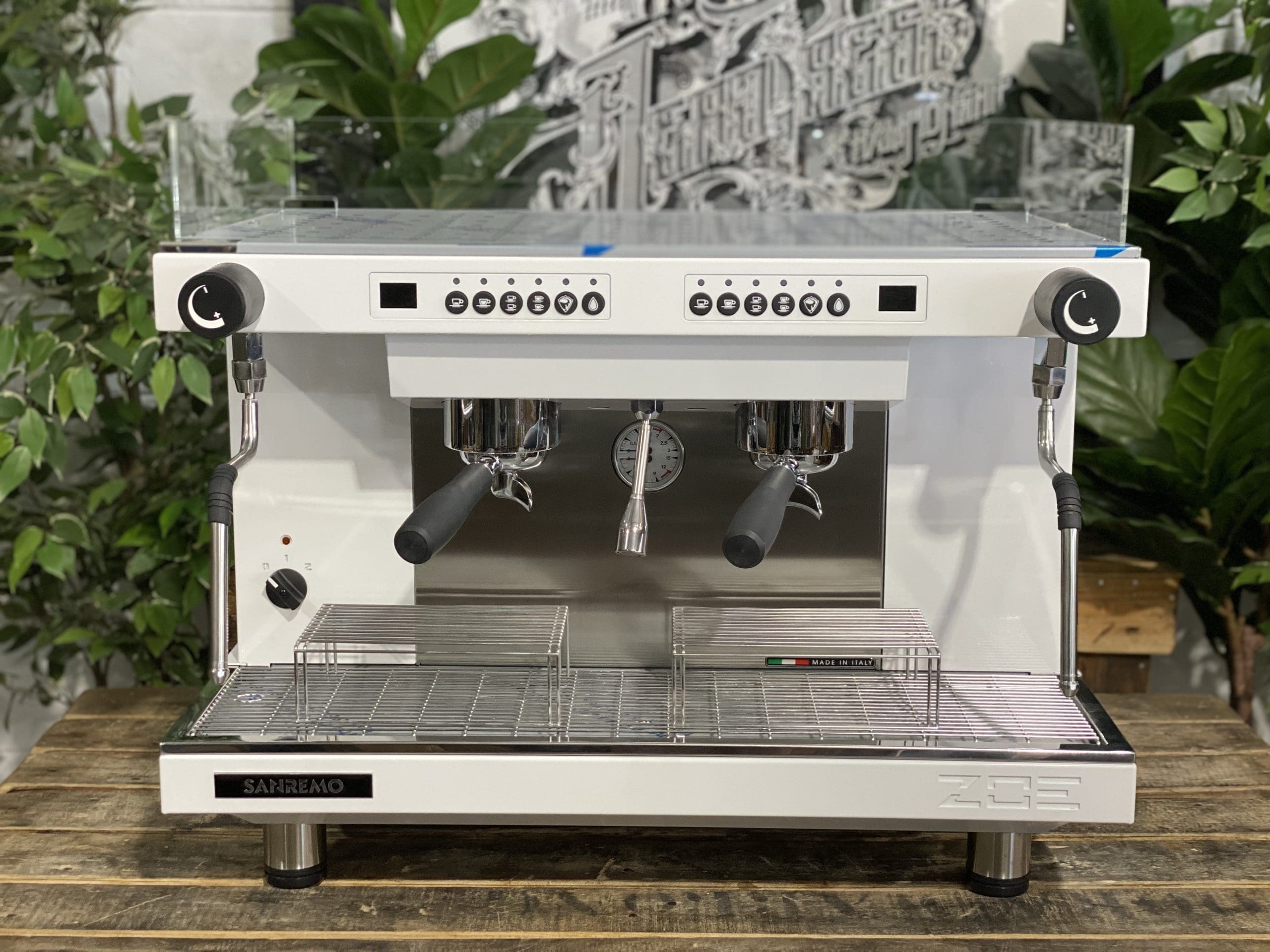 San Remo Zoe Competition Tall - 2 Group Commercial Espresso Machine - White
