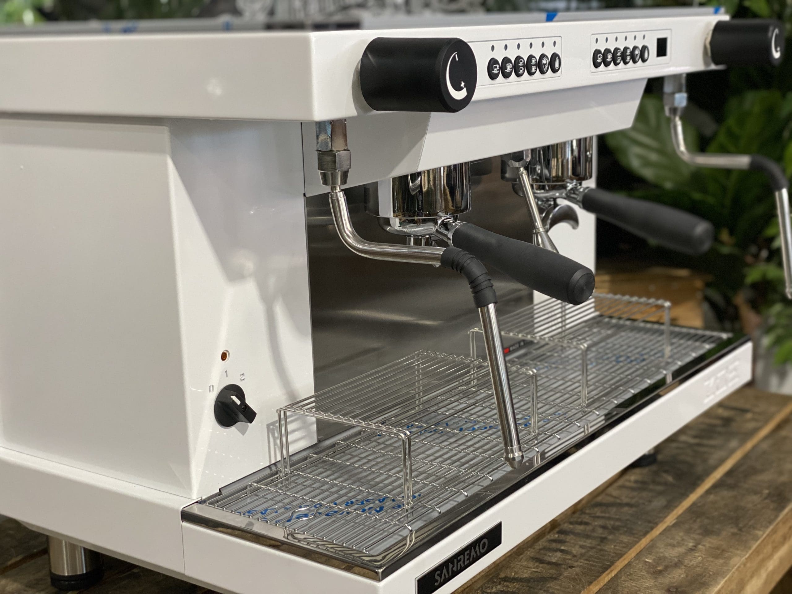 San Remo Zoe Competition Tall - 2 Group Commercial Espresso Machine - White