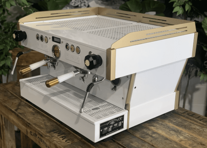 La Marzocco Linea PB 2 Group White & Gold